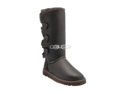 Bailey Button Triplet Metallic Chocolate