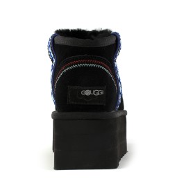 UGG Classic Ultra Mini Braid Platform Black