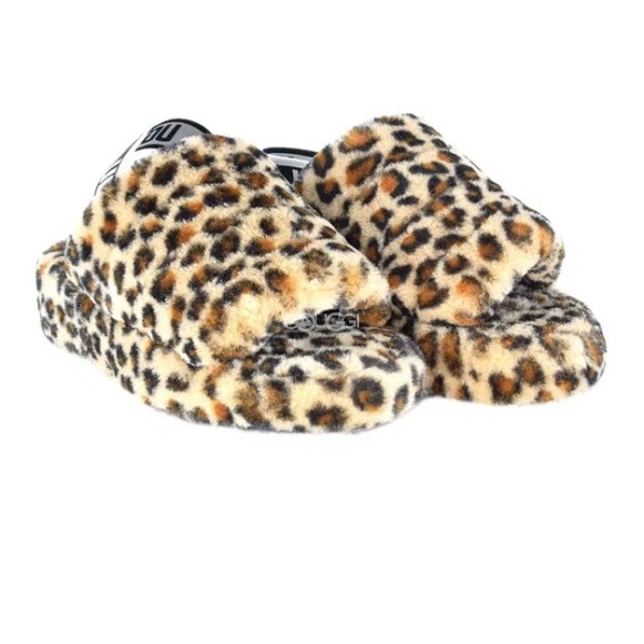 Ugg Fluff Yeah Slide Leopard