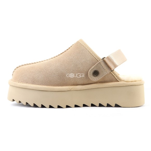 Goldenstar Clog Platform Sand