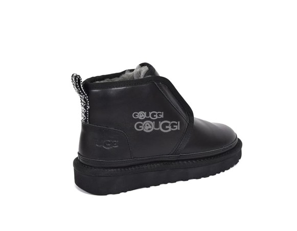 Mens Neumel Flex Metallic Black