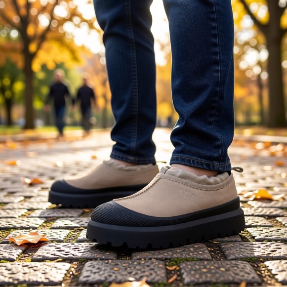 Женские слипоны Tasman Weather Hybrid - Beige/Black