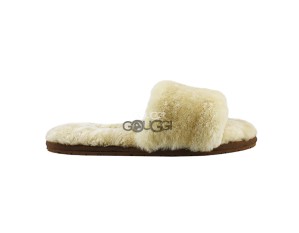 Fluff Slide Slippers Chestnut