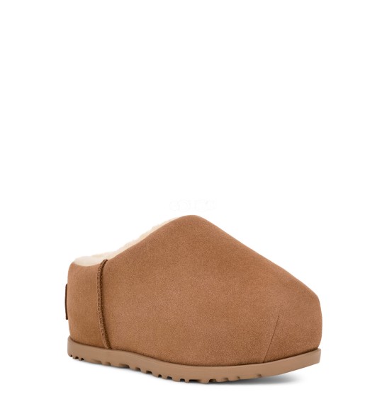 W Pumped Slide Chestnut