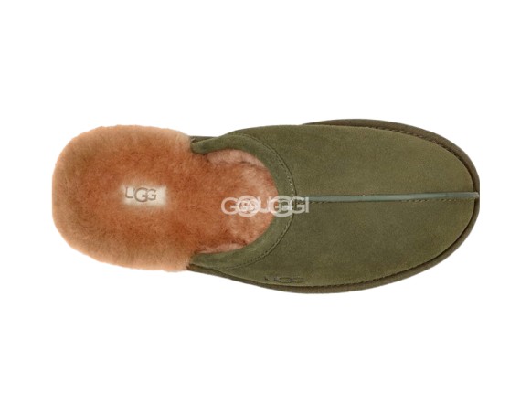MENS Scuff Slippers Olive